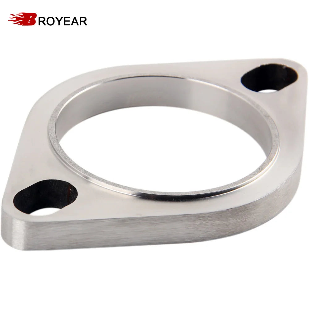 304 Stainless Exhaust Pipe Flange Connector Joint 2 Bolt 52mm 64mm 77mm by InterCyprus Trading Ltd