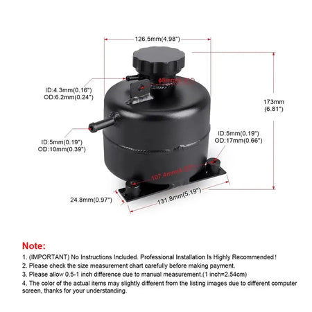 Radiator Aluminum Coolant Expansion Tank For 2002-06 MINI COOPER S R53 R52 1.2L by InterCyprus Trading Ltd