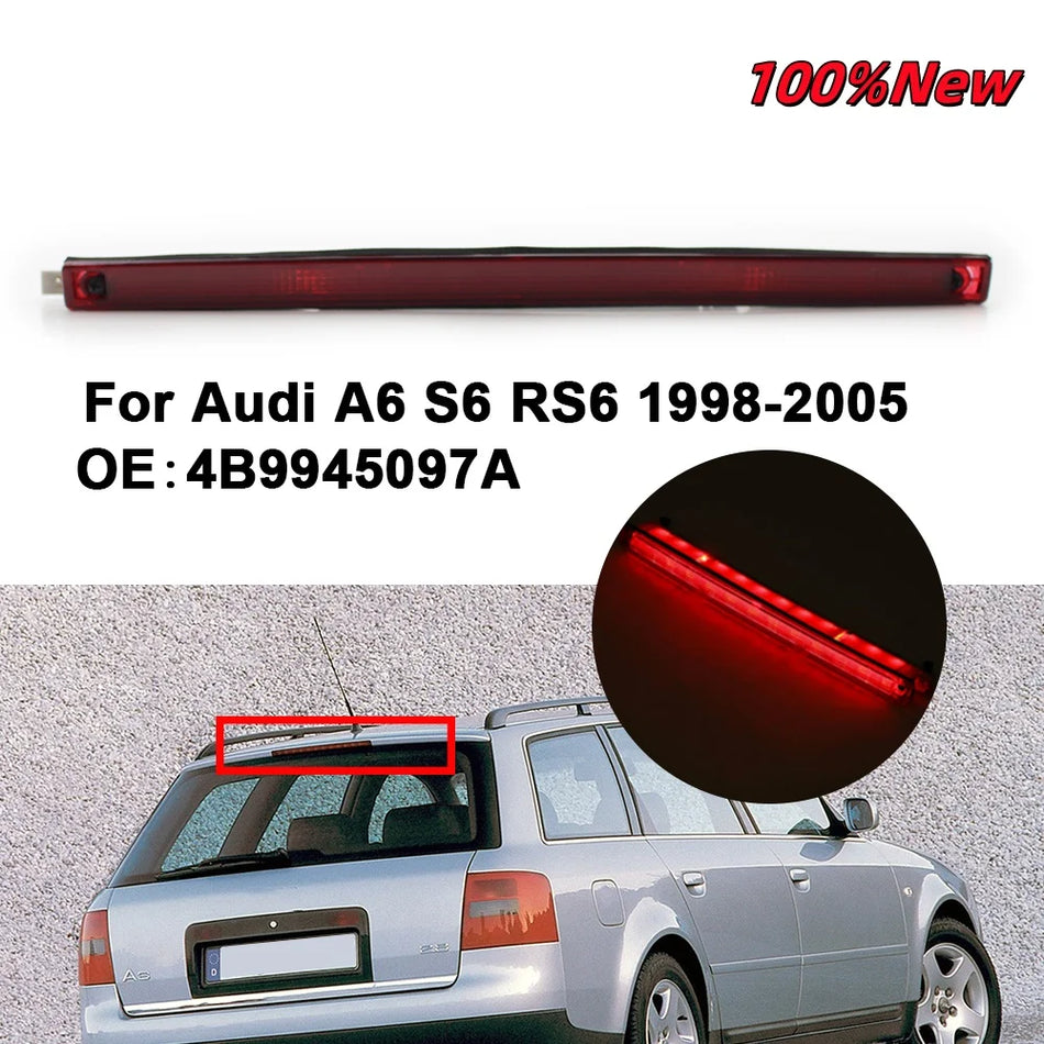 Rotes LED-Hochmontage-Bremslicht für Audi A6 S6 RS6 1998-2005 passgenauer Ersatz