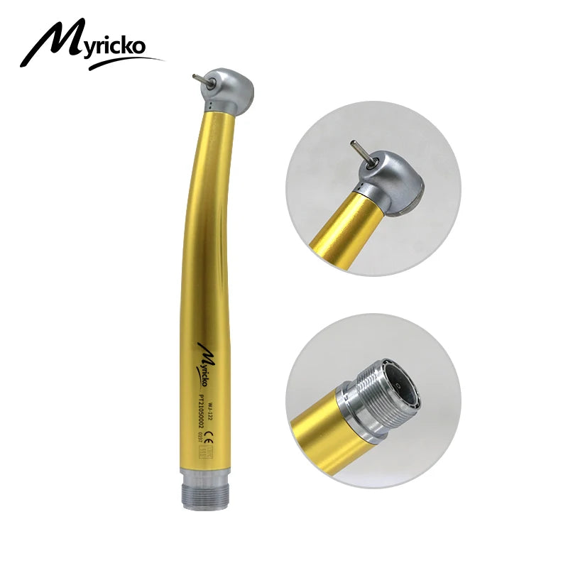 WJ-122/144 - Sterilizable Low-Noise Dental Handpiece 2 hole STA  golden / CHINA