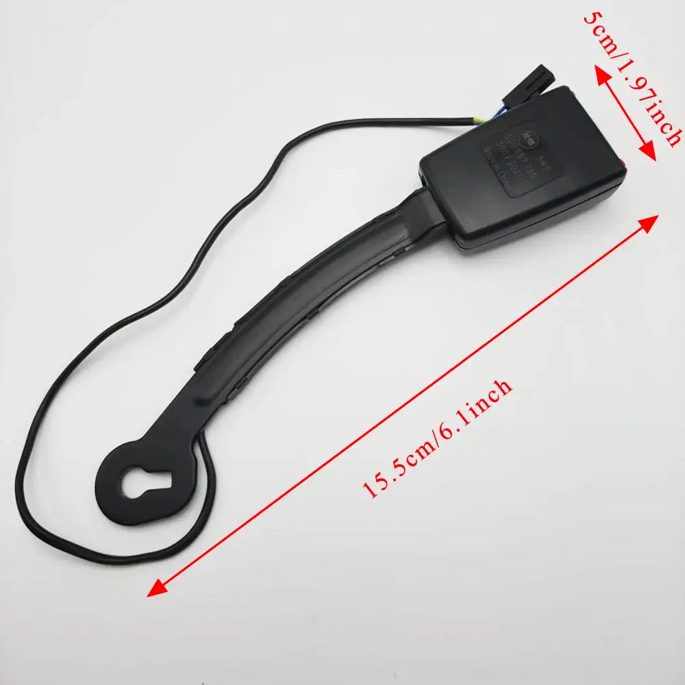 Front Seat Belt Buckle Receiver With Warning Contact For VW Golf MK7 by InterCyprus Trading Ltd