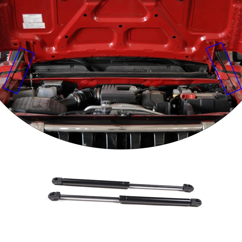 Na lata 2006-2010 Hummer H3 pokrywa silnika ze stali nierdzewnej z prętem