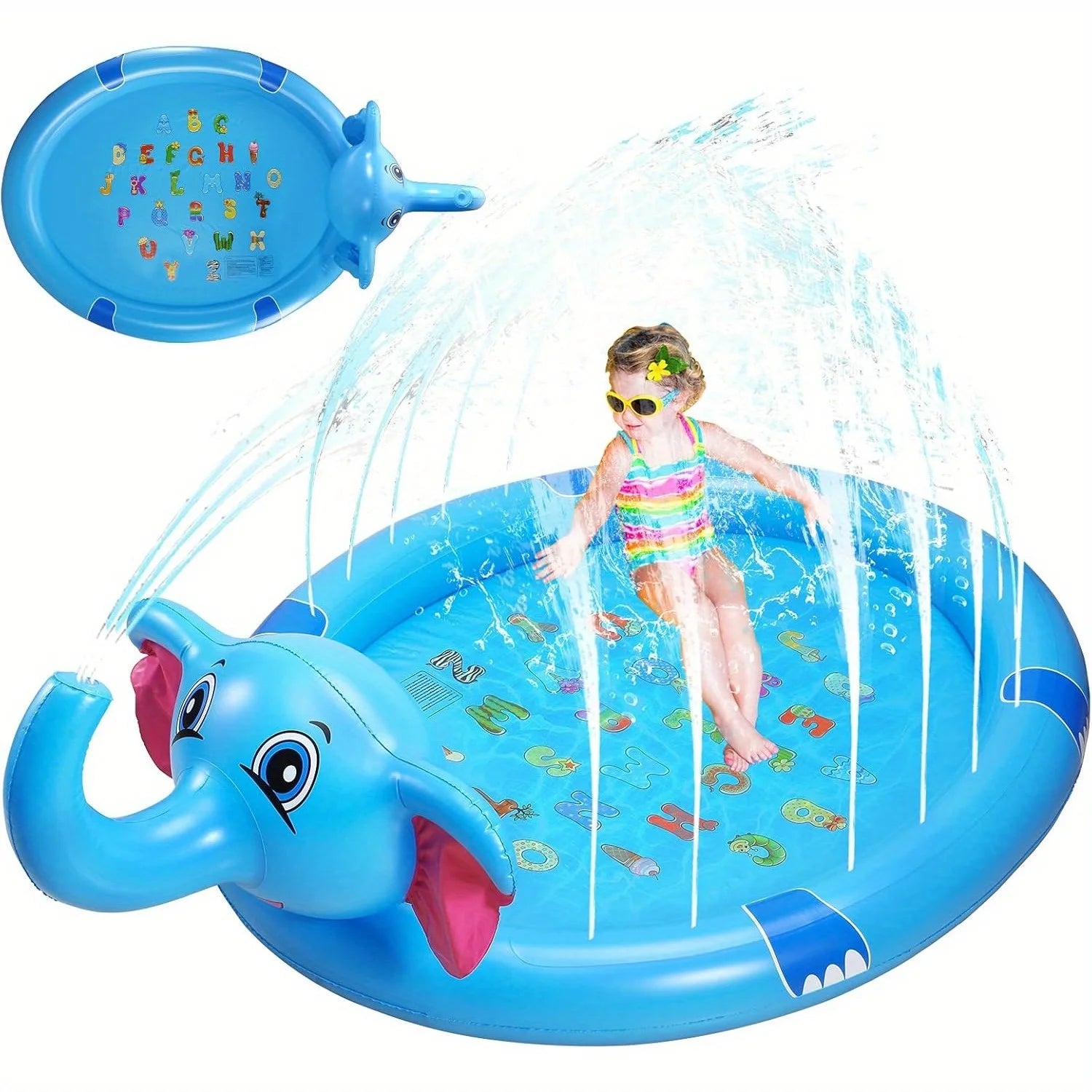 Large Elephant Splash Pad &ndash; Safe Interactive Water Play Elephant fountain