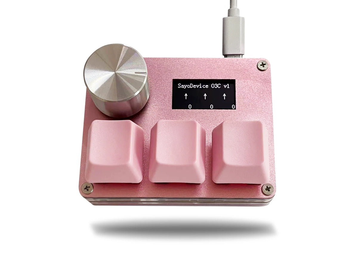 O3C SayoDevice OSU &ndash; Rapid Trigger Pink Magnetic Switches PINK