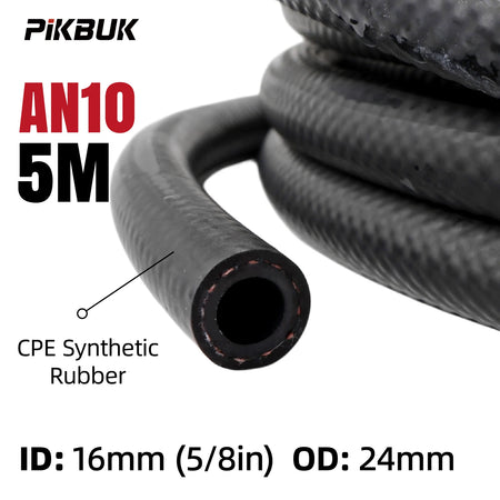 Nylon Braided Fuel Hose With PTFE Core For E85 And Diesel 6Mm To 19Mm by InterCyprus Trading Ltd