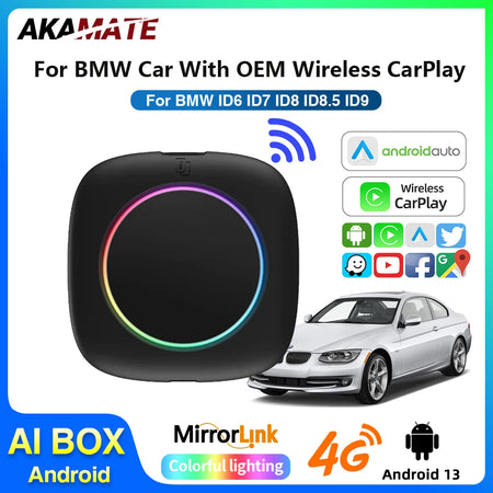 BMW ID6 ID7 ID8 ID9 Wireless CarPlay AI Box - Android 13