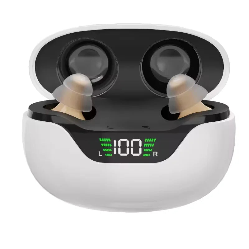 Aparat auditiv digital cu 16 canale ITC, cu amplificator de sunet invizibil și reîncărcabil pentru seniori