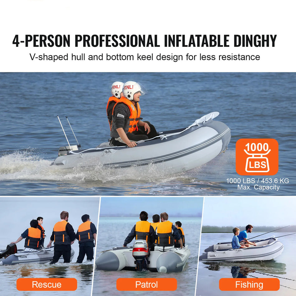 Łódź tenderowa Transom dla 4 do 6 osób z drewnianą podłogą