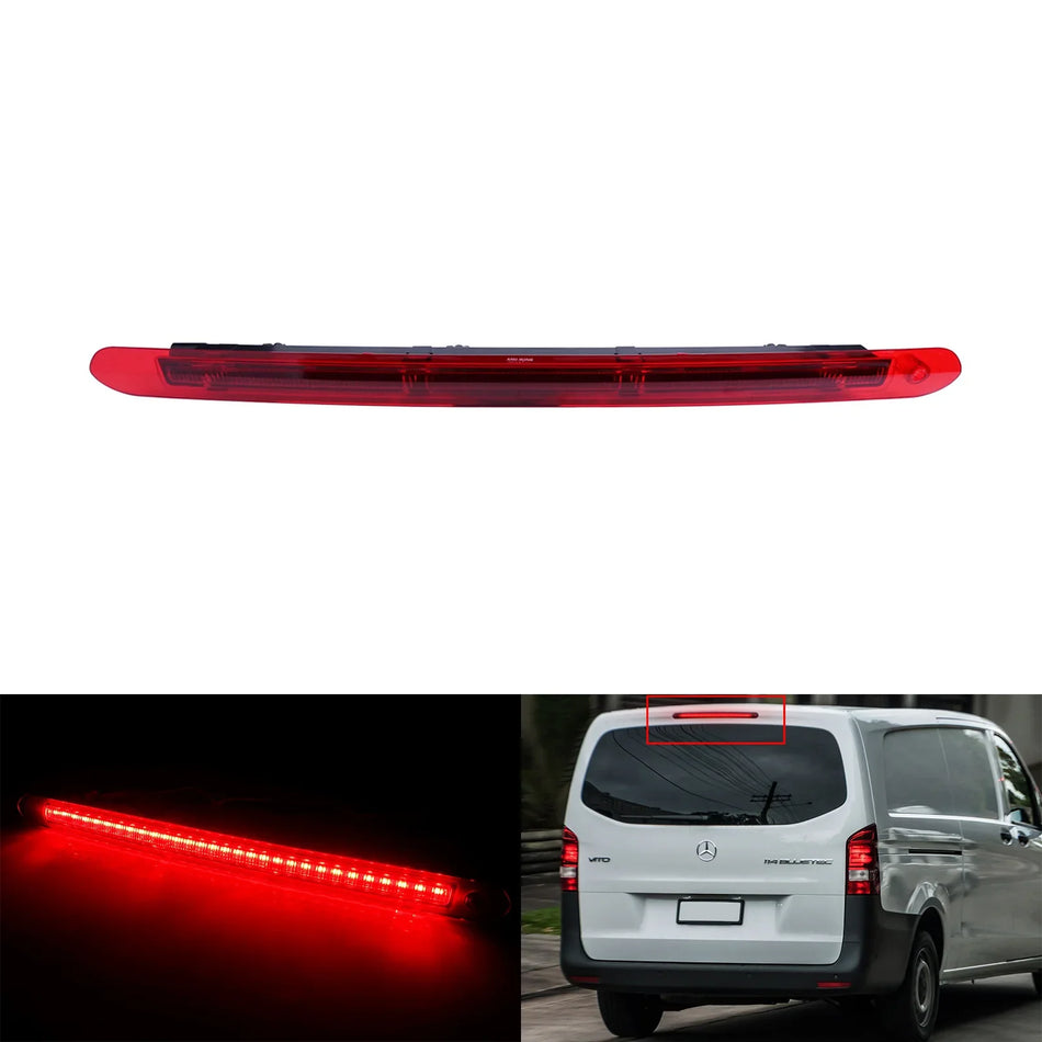 Unità Lampada LED Freno di Alto Livello Posteriore con 30 LED per Mercedes-Benz Vito W447