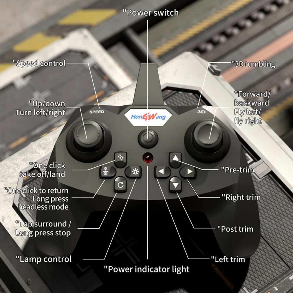 LCF L0712 2.4G Remote Control EPP Foam Helicopter Glider for Kids