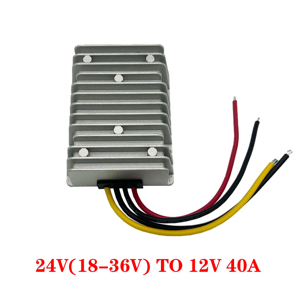 DC DC Converter 12V 10A 20A 30A 40A &ndash; Efficient Step Down Voltage Regulation 40A24V(18-36V)to12V