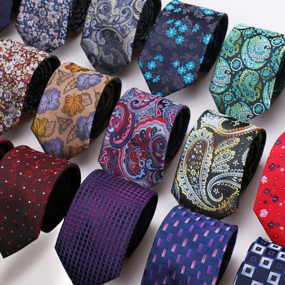 Luxury Paisley Silk Necktie for Men