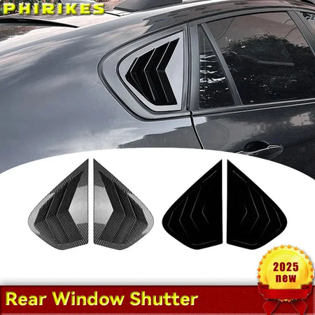 E71 E72 Louver For BMW X6 E71 E72 2008 2009 2010 2011-2014 Triangle Louver Shark Gill Shaped Rear Window Decorative WindowVent by InterCyprus Trading Ltd
