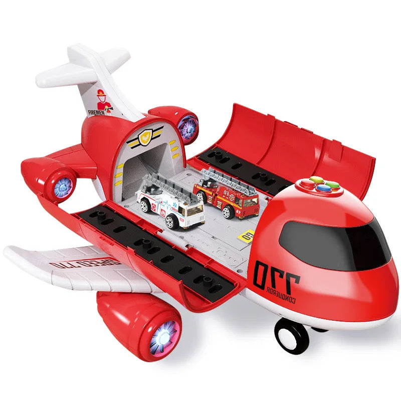 Large Airplane With Mini Car Diecast Toy Set &ndash; Durable
