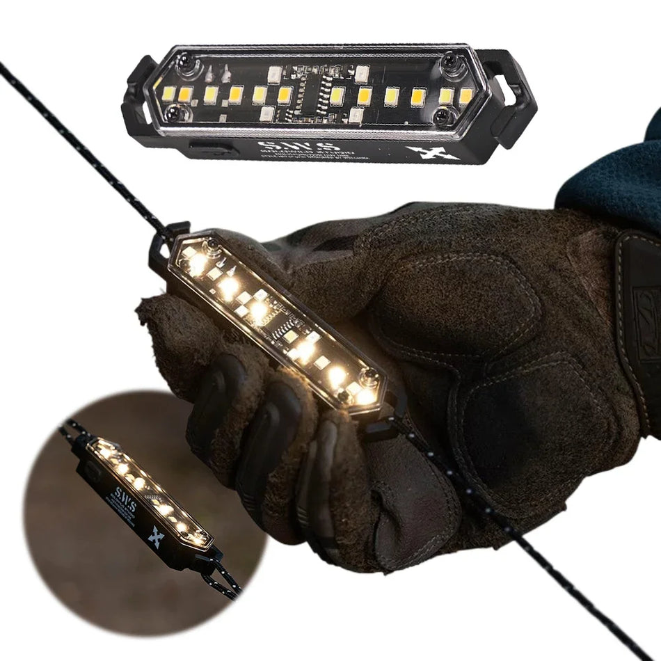 Luz de Aviso de Corda de Carregamento Tipo C para Tenda Atmosfera