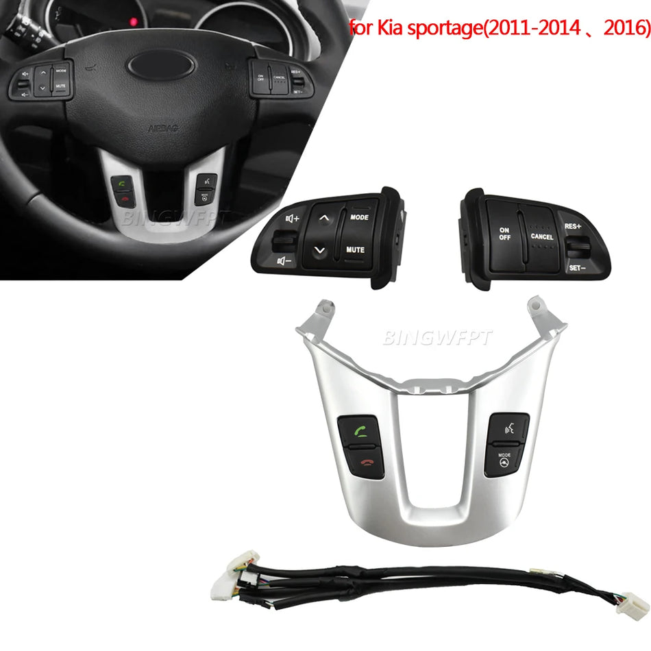 Butonul de control al vitezei de croazieră de pe volan pentru Kia Sportage SL 2011-2016