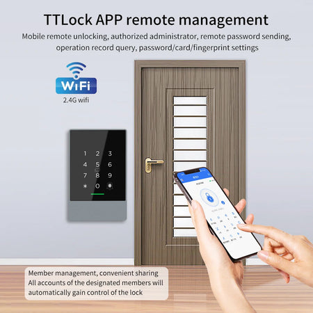 TTLOCK WiFi Keypad Access Control Reader &ndash; App Unlock