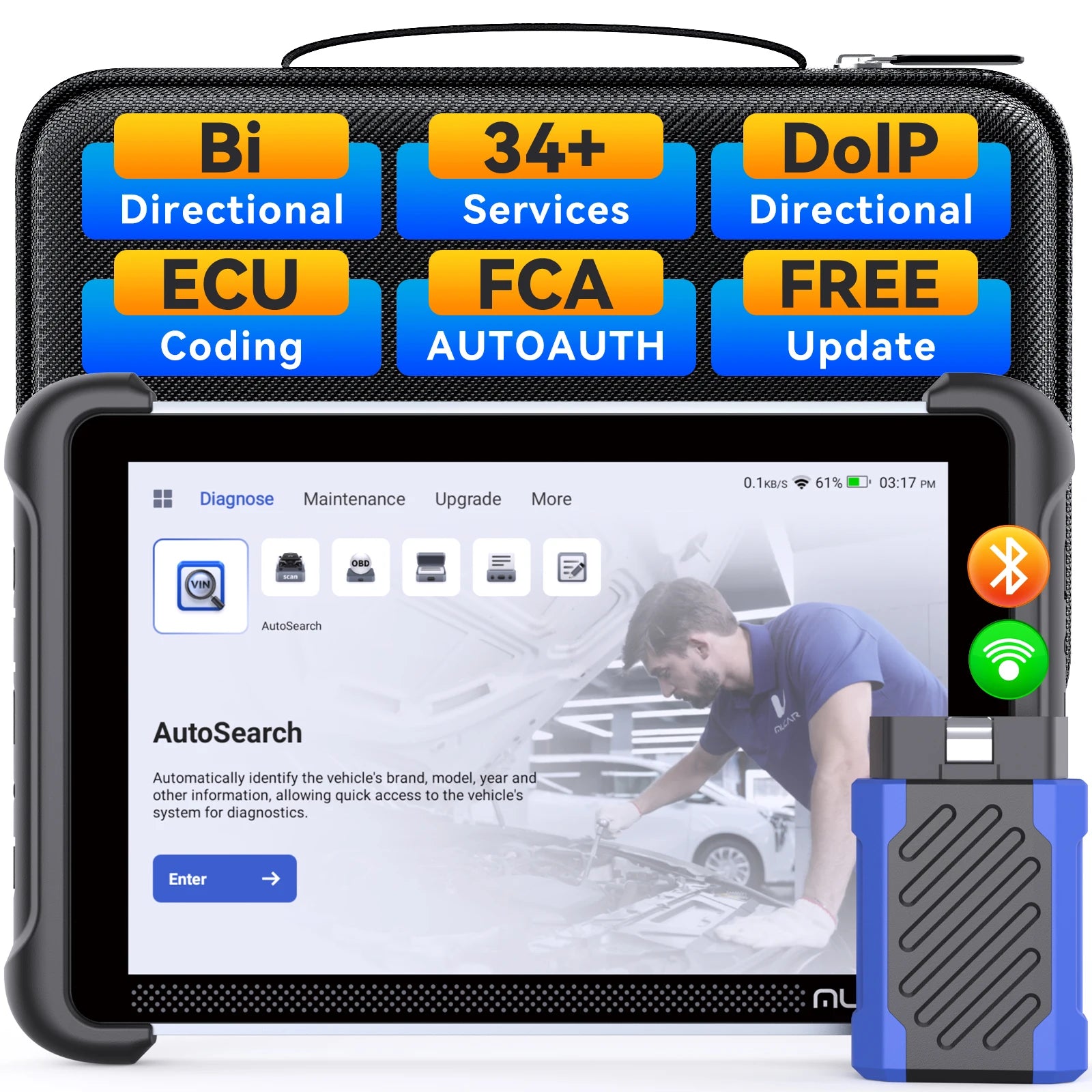 MUCAR 892BT &ndash; Bi-Directional ECU Coding And Diagnostics MUCAR 892BT / CHINA