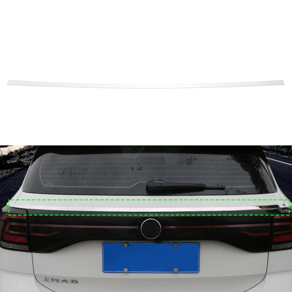 VW T-Cross 2019-2023 Augenbrauenverkleidung für Rücklicht, Edelstahl