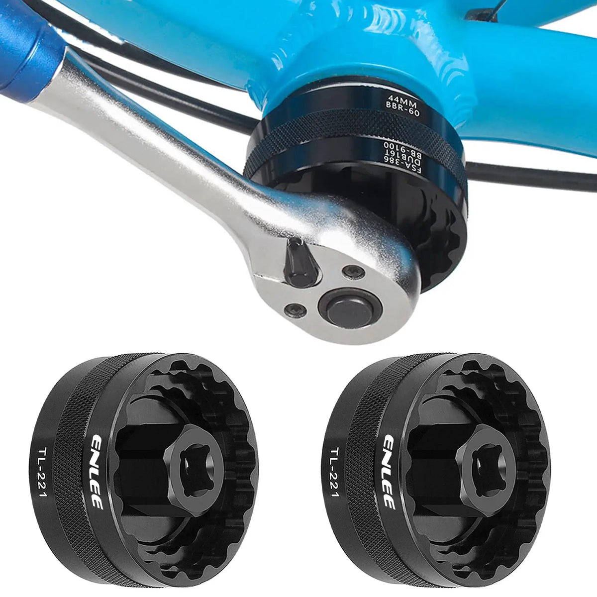 ENLEE Bicycle Pipe Cutting Fixator 15-37mm Tube Cutting Guide Tool for Seatpost Fork MTB Road Bike Repair by InterCyprus Trading Ltd