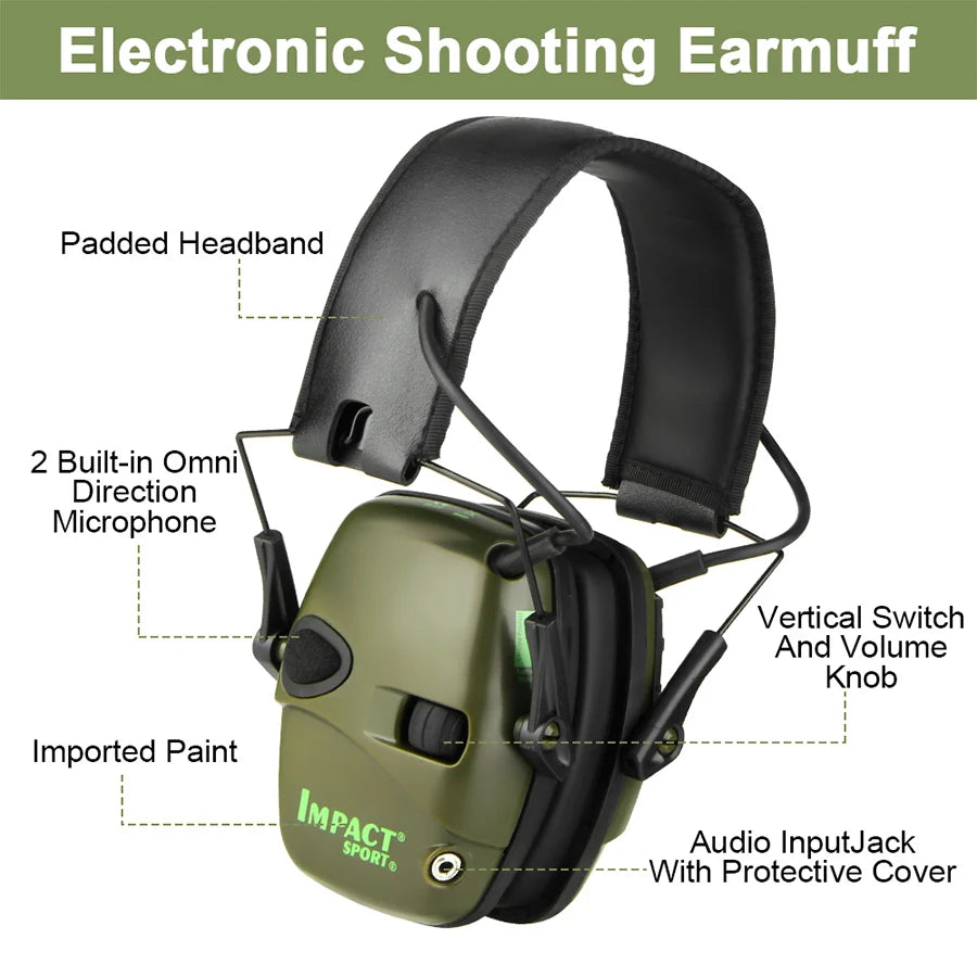 Choice Electronic Shooting Earmuff - Safe 82 Db Boost