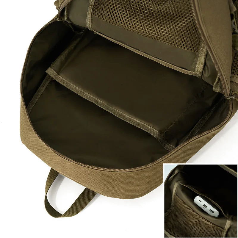 Tactical Camping Backpack &ndash; Molle System For Outdoor Use