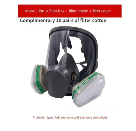 6800 Full Face Gas Mask Respirator &ndash; Superior Protection for Industrial Safety 15 in 1 6004 Set