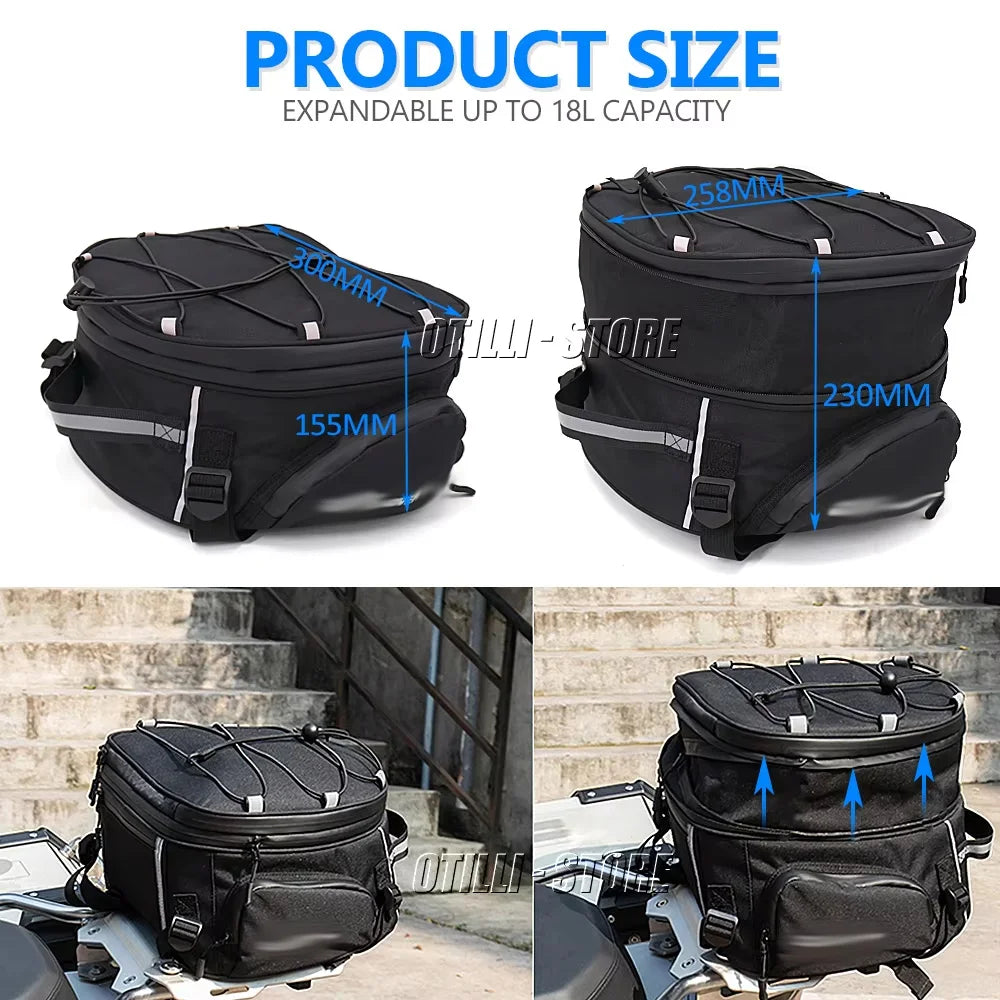 Otilli Motorcycle Tail Bag &ndash; Waterproof and Stylish Travel Luggage