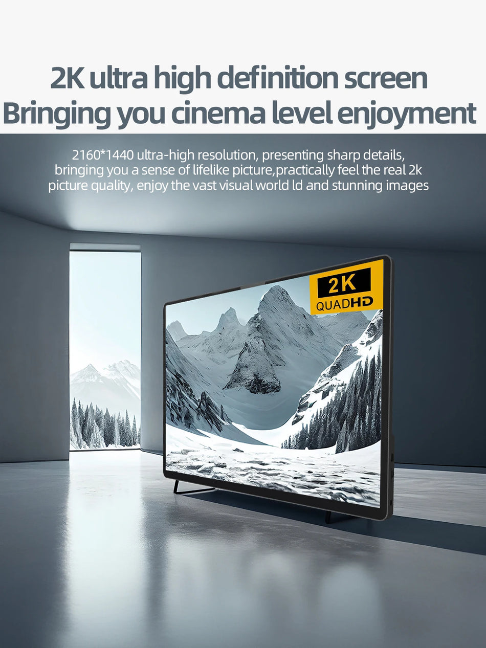 14 Inch 2K Portable Monitor &ndash; Ultra-Clear Display for Gaming and Work