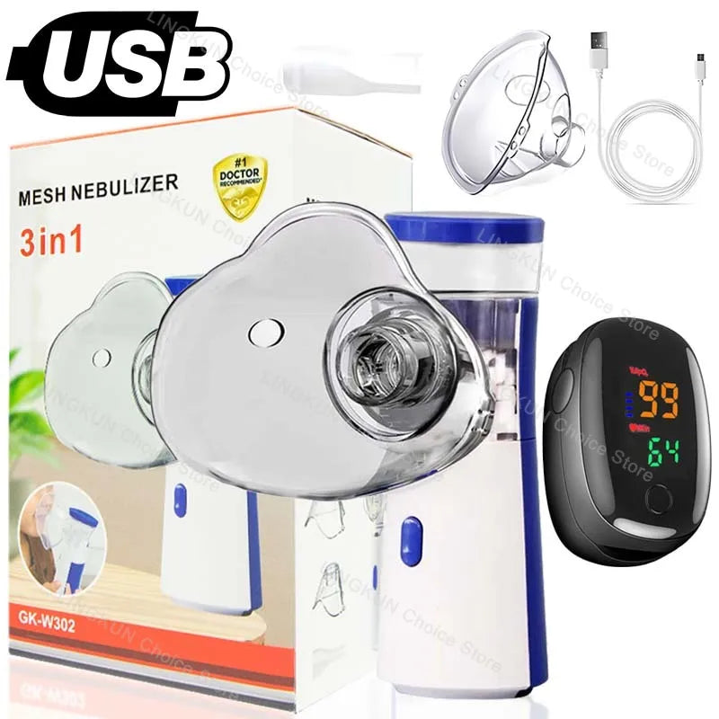YUKUI Fingertip Pulse Nebulizer &ndash; Portable Asthma Inhaler with Dual Mode Mode 15