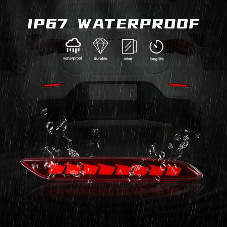LED Rear Bumper Reflector Light For Chevrolet Cavalier 2020 2021 2022 Brake Warning Dynamic Turn Signal Lamp Car Accessories 12V by InterCyprus Trading Ltd