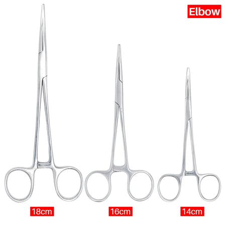 Stainless Steel Arterial Hemostatic Forceps &ndash; Locking Clamp 1pc Elbow 18cm