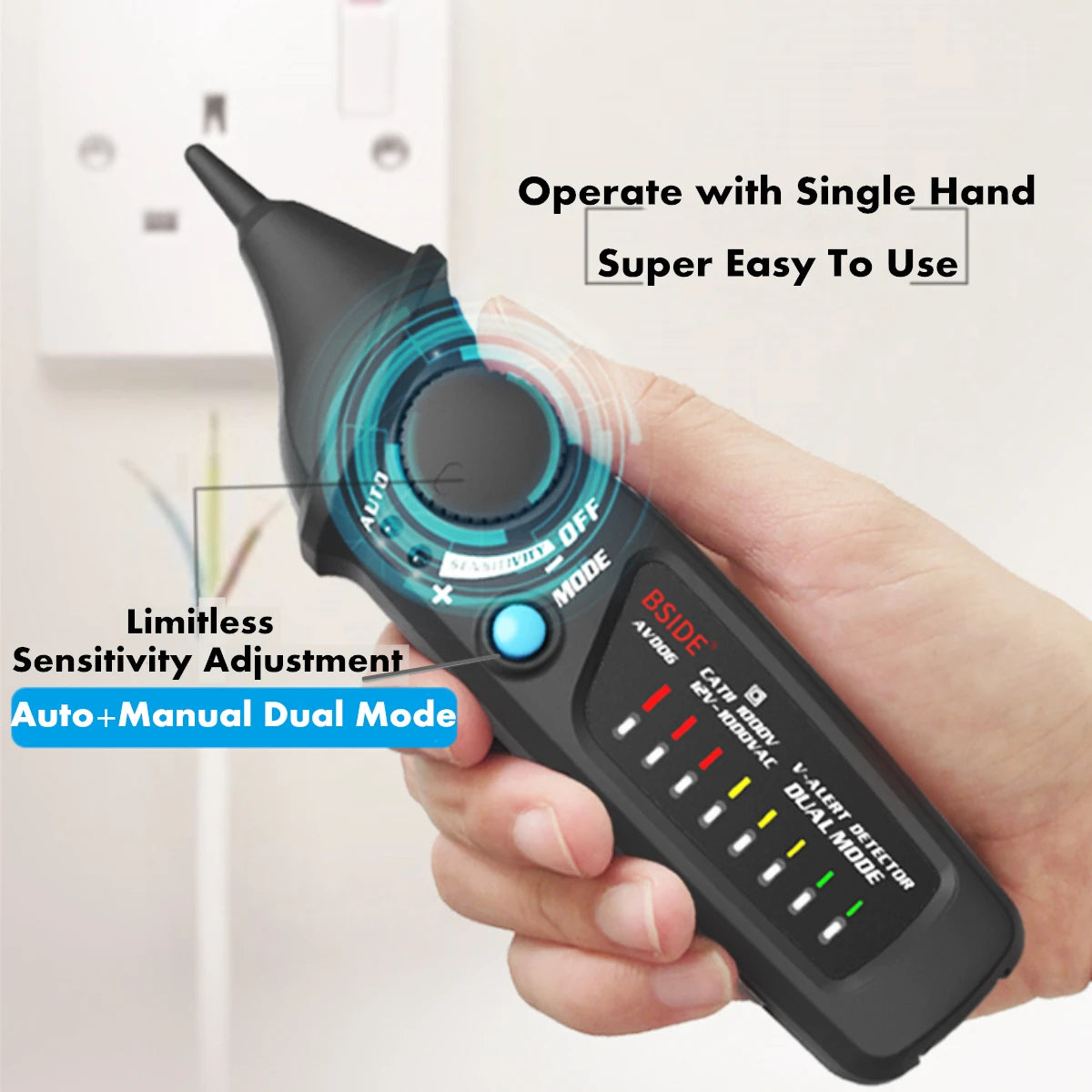 BSIDE AC Voltage Detector 12-1 &ndash; Non Contact Voltage Tester