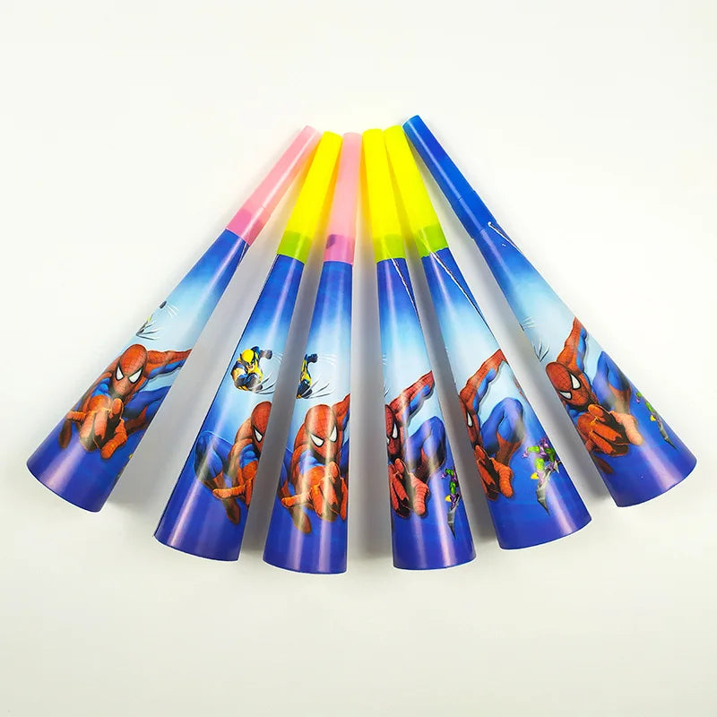 Birthday Party Decoration Set - Spider Theme Balloons &amp; Tableware