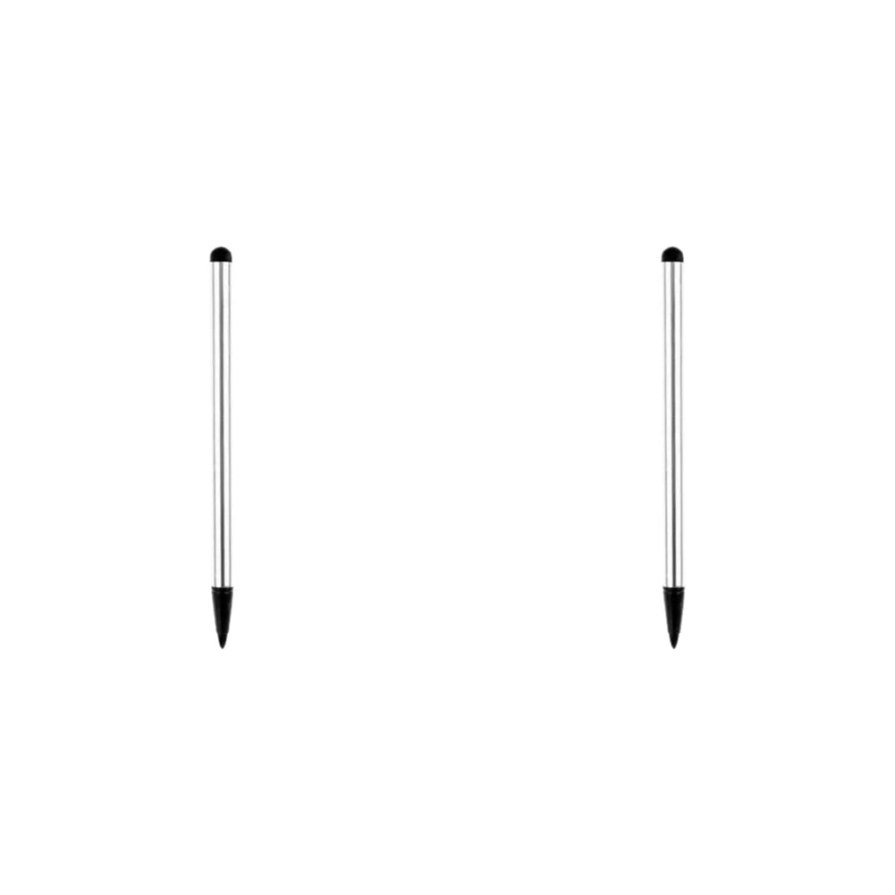 Universal Stylus Pen for iPad, iPhone, Samsung - Precision Drawing &amp; Writing Silver 2PCS