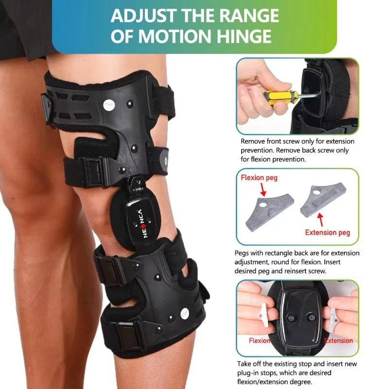 NEENCA OA Unloader Knee Brace Pain Relief &amp; Knee Support for ACL &amp; Meniscus Injury Joint and Patella Stability for Men and Women