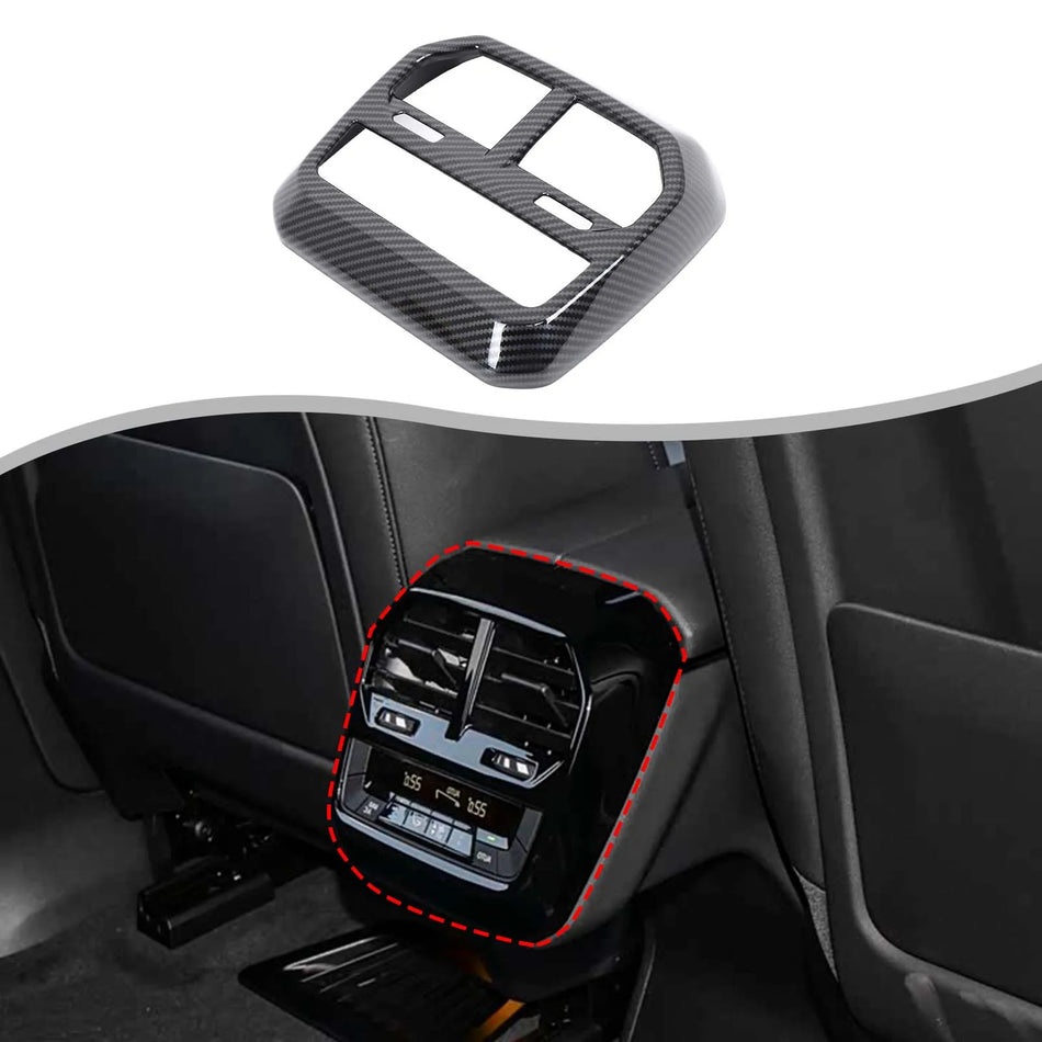 Zestaw 1 element z włókna węglowego ABS do tylnej ramy wydechu BMW iX