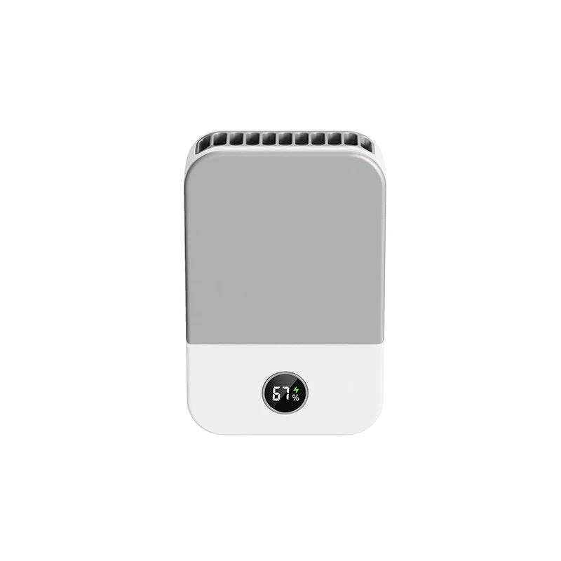 Raugee Portable Waist Clip Fan - USB Rechargeable Compact White