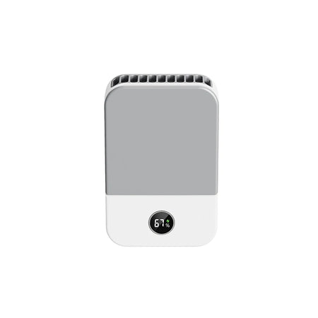 Raugee Portable Waist Clip Fan - USB Rechargeable Compact White