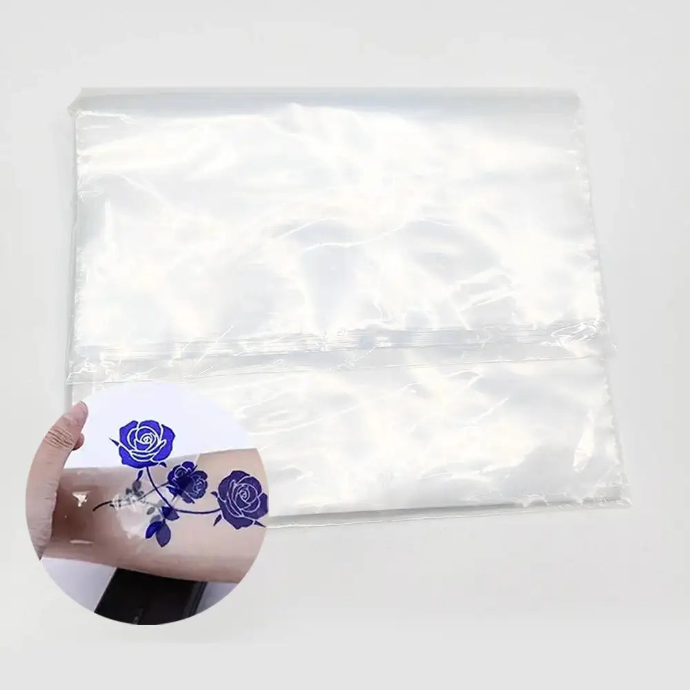 100 Pack Clear Pattern Tattoo Transfer Paper Stencil Film