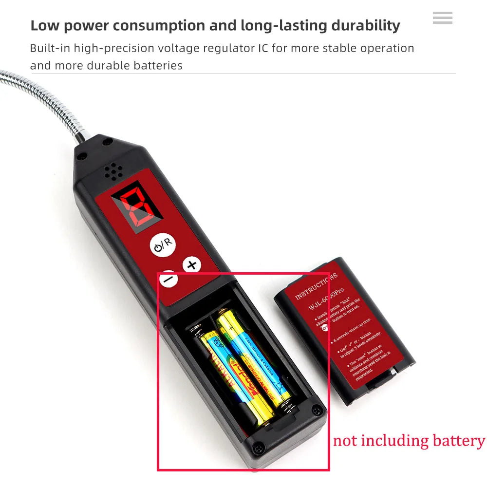 WJ-6000Pro Halogen Leak Detector &ndash; LED Light For HVAC