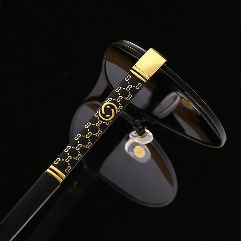 Polarized Sunglasses Men Metal Frame &ndash; UV400 Protection