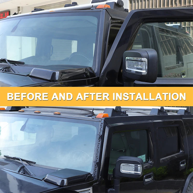 Staffe per fari a montante A Hummer H2 in acciaio al carbonio LED