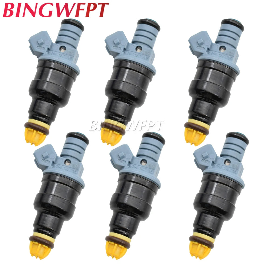 Inyectores de combustible 6 piezas para BMW E30 E36 E34 E31 E32 E38