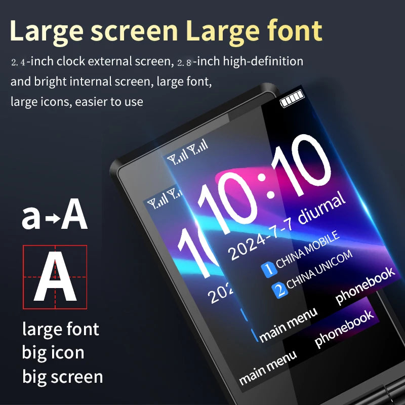 Mafam 2G Outdoor Folding Senior Phone - Large Buttons