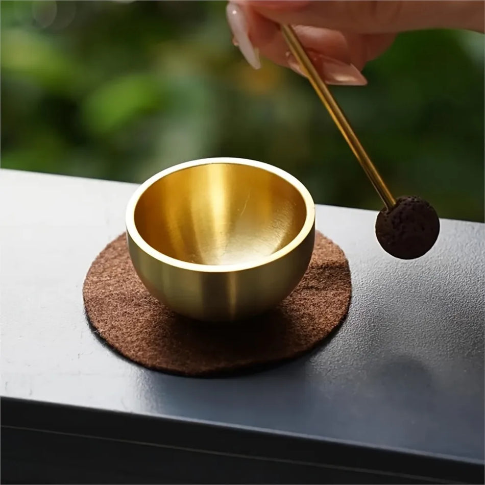 Mini Singing Bowl Set for Meditation, Yoga, Stress Relief and Chakra Healing