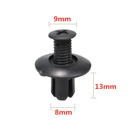 8mm Plastic Rivets Fasteners for Car Bumper &amp; Fender - Toyota, Kia, Nissan