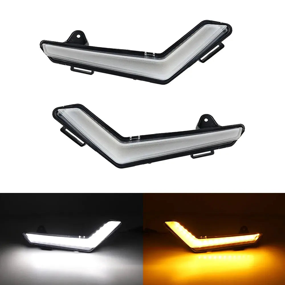 Front LED Signature Lights Turn Signal Light for Can-Am Defender & Defender Max 2020+ / Commander Max 2021+ by InterCyprus Trading Ltd
