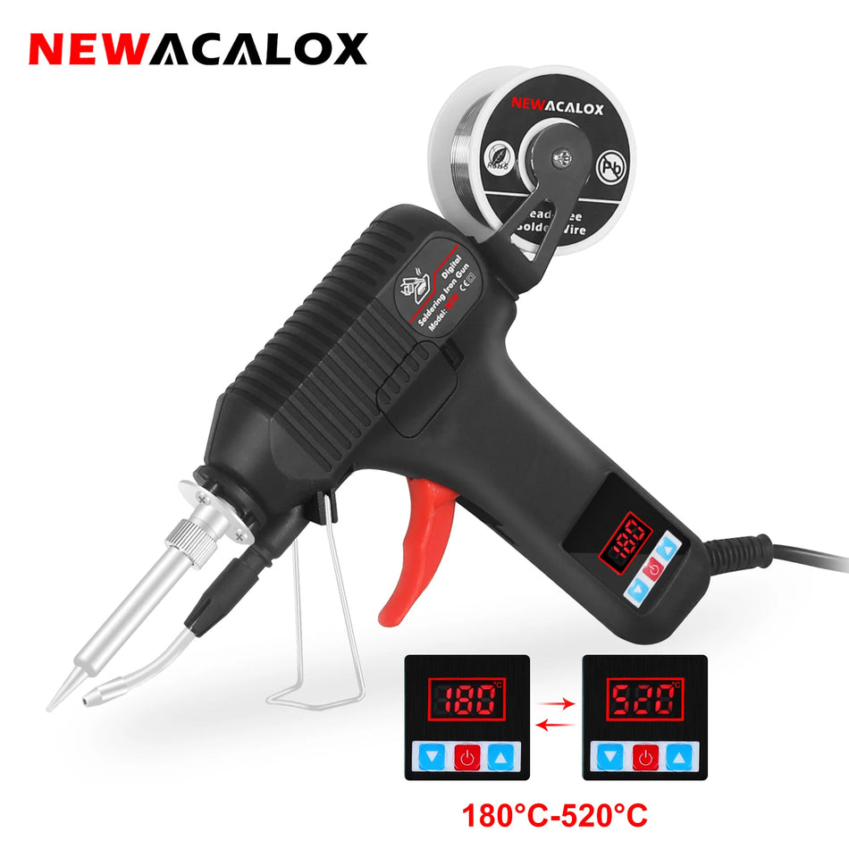 Newacalox 80W Saldatore a pistola con display digitale 180 520C