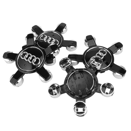 4PCS 135mm Audi Wheel Center Hub Caps Badges 8R0601165 4F0601165N for A1 A3 A4 A5 A6 A7 Q3 Q5 Q7 TT B5 B6 B7 8P 8V